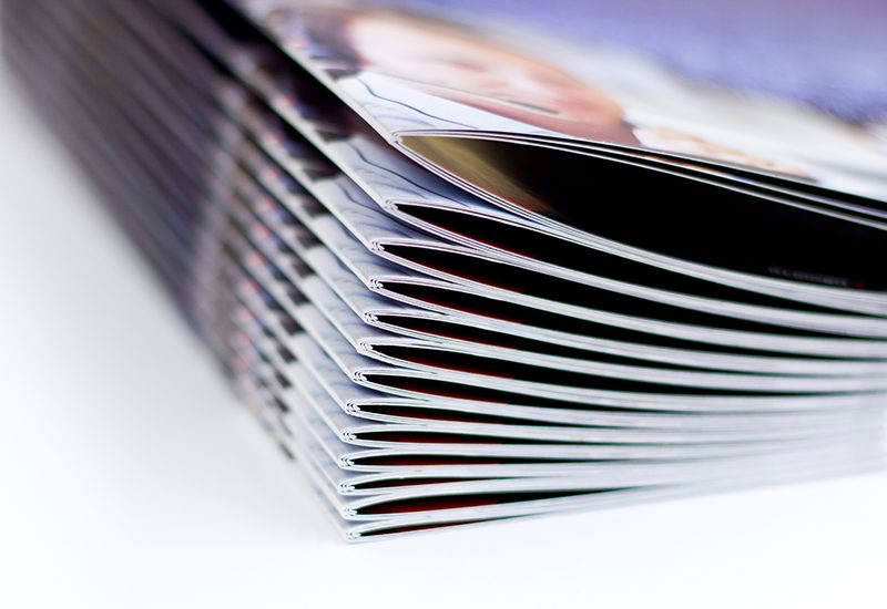 Stack of Printed Brochures